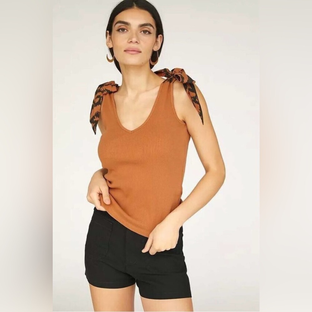 Maeve Shoulder Tie Seamless Tank